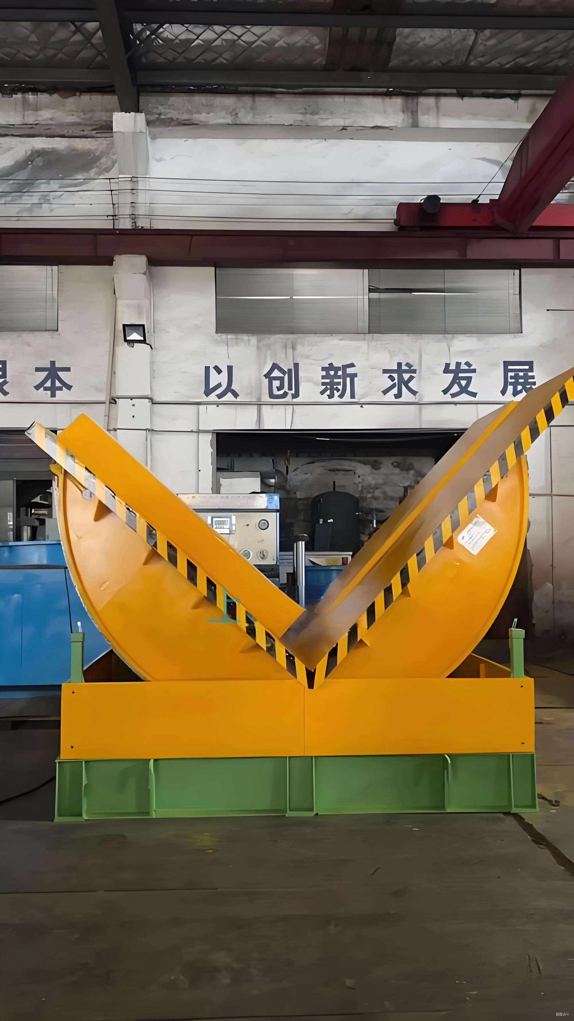 90度模具钢带翻转机(翻转机构示意图)