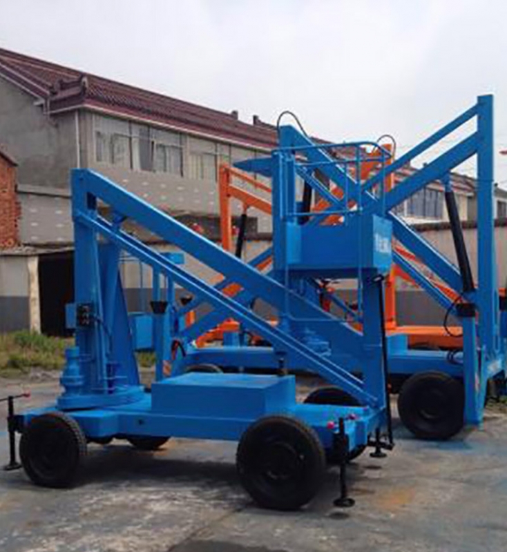 全新产品:曲臂高空作业车产品用途