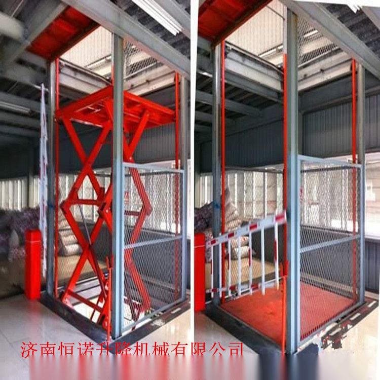 导轨式升降货梯_如何正确安装导轨升降货梯_剪叉式货梯